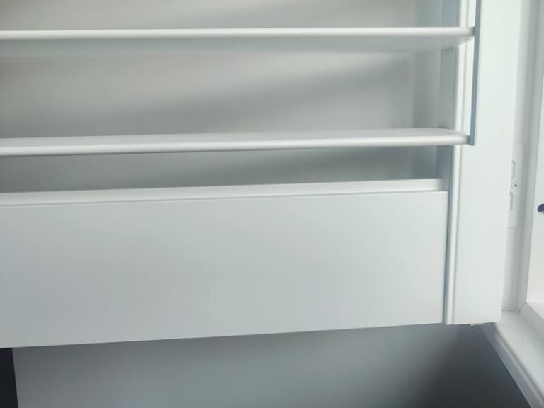The parts of a plantation shutter